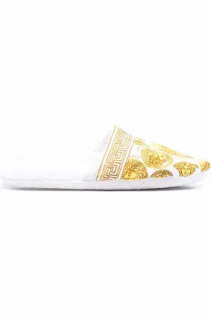 VERSACE Skor, Dam, S, Bomull, Medusa Head Motif Slip-On Skor