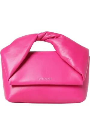 J.W.Anderson Väska, Dam, ONE Size, Läder, Fuchsia Knotted Handle Mini Väska