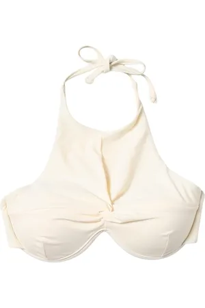 Andrea Iyamah Badkläder, Dam, M, Vit Halterneck Bikini Baddräkt