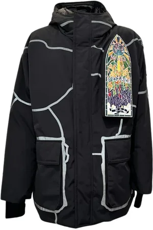 add Jacka, Herr, S, Polyester, Huddad Parkas MED Nedföllning