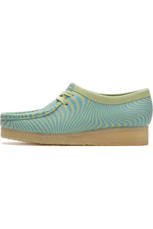 Clarks Skor, Dam, 37 1/2 EU, Mocka, Originals Wallabee Laced Skor