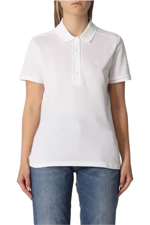 Lacoste Topp, Dam, XL, Bomull, Tidlös Vit Polotröja