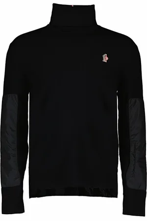 Moncler Stickade tröjor & koftor, Herr, S, Bomull, Stilren Sweatshirt för Män och Kvinnor