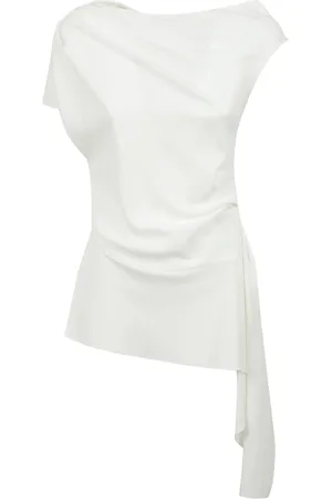 Simkhai Topp, Dam, L, Asymmetrisk draperad topp med unik design