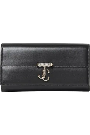 Jimmy Choo Väska, Dam, ONE Size, Läder, Kristallprydd Läderplånbok