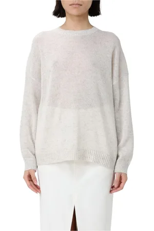 Brunello Cucinelli Stickade tröjor & koftor, Dam, L, Kashmir, Cashmere Pullover Sweater