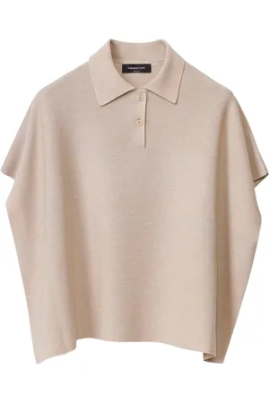 Fabiana Filippi Topp, Dam, M, Sand Stickad Polo Set