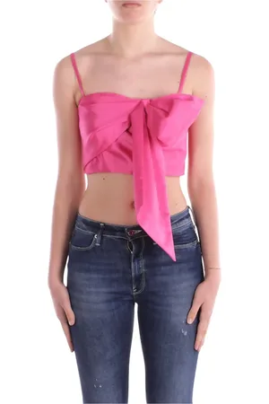 Liu Jo Topp, Dam, XS, Polyester, Rosa Bågdetalj Topp