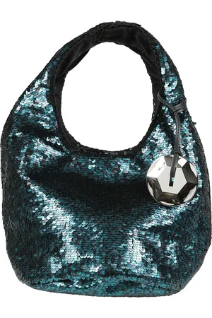 J.W.Anderson Väska, Dam, ONE Size, Paljetter, Paillett Shopper Handväska med Metallcharm