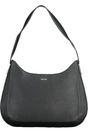 Calvin Klein Väska, unisex, ONE Size, Polyester, Svart Polyester Handväska med Axelrem