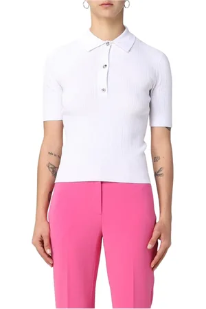 Michael Kors Topp, Dam, S, Räfflad Stickad Polo