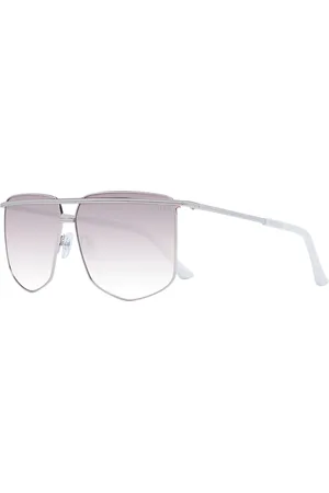 Guess Accessoarer, Dam, ONE Size, Silver Aviator Solglasögon för Kvinnor