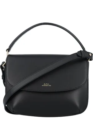 A.P.C. Väska, Dam, ONE Size, Läder, Svart läder axelväska