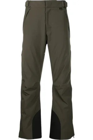 Moncler Byxor, Herr, S, Nylon, Gröna Skidbyxor Isolerade för Män