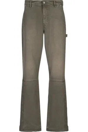 Purple Brand Jeans, Herr, W31, Bomull, Grön Bomullsstilig Skjorta