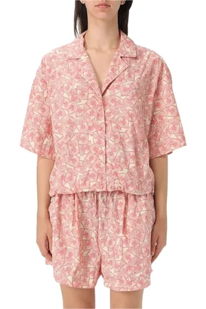 Colmar Pyjamaser & Lounge, Dam, M, Silkespyjamas Sett Med Tryckta Shorts