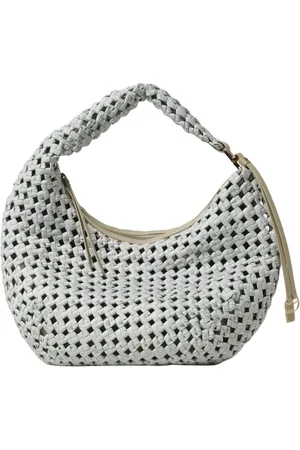 Borbonese Väska, Dam, ONE Size, Elegant Elfenben Top-Handle Väska