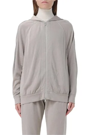 Brunello Cucinelli Sweatshirts & Hoodies, Dam, L, Livlig Multifärgad Stickad Tröja