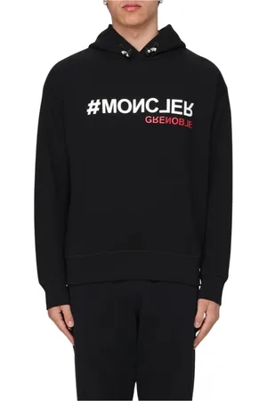 Moncler Sweatshirts & Hoodies, Herr, XL, Logo Print Sweatshirt