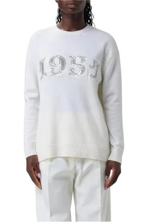 Max Mara Stickade tröjor & koftor, Dam, M, Lyxig Cashmere Sweater