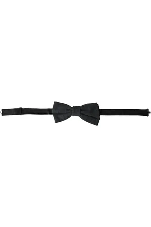 Dolce & Gabbana Accessoarer, Herr, ONE Size, Mörkgrå Sidenslips
