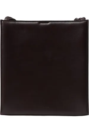 Jil Sander Väska, Dam, ONE Size, Läder, Brun läderclutch