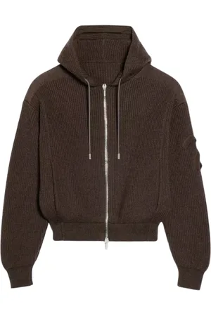 Jacquemus Sweatshirts & Hoodies, unisex, L, Brun Hoodie Seville Stil