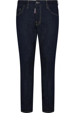 Dsquared2 Jeans, Herr, 4Xl, Bomull, Slim-fit Blå Jeans Ss25