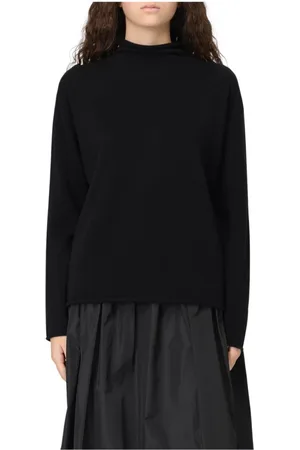 Lisa Yang Stickade tröjor & koftor, Dam, M, Svart Cashmere Pullover Tröja
