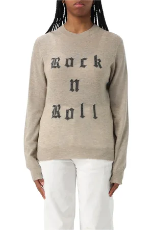 Zadig & Voltaire Stickade tröjor & koftor, Dam, L, V-Neck Cashmere Sweater