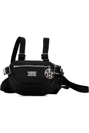 Burberry Pre-owned, Dam, ONE Size, Nylon, Pre-owned Canvas crossbodyvskor