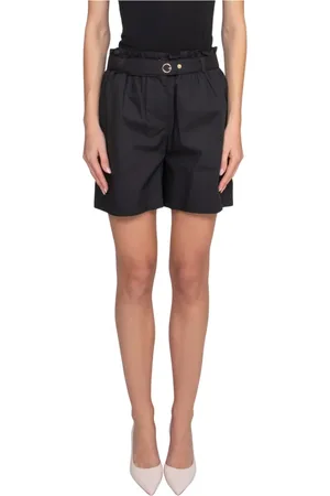 Blugirl Shorts, Dam, XS, Svarta Bermuda Shorts för Kvinnor