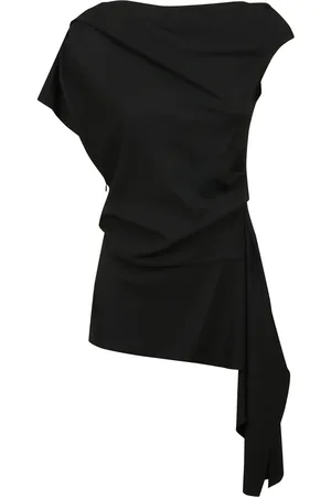Simkhai Topp, Dam, S, Asymmetrisk draperad topp med unik design