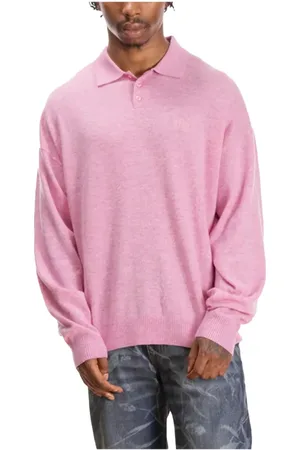 Patta Topp, Herr, XL, Stickad ull långärmad polotröja