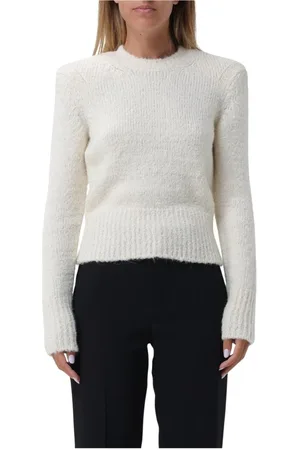 Isabel Marant Stickade tröjor & koftor, Dam, S, Mohair Stickad Pullover Sweater