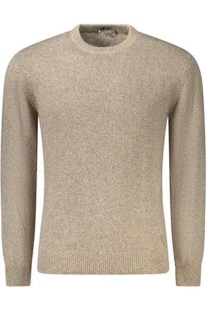 Guess Stickade tröjor & koftor, Herr, L, Bomull, Bomull Crewneck Sweater