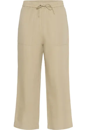 Part Two Byxor, Dam, 3Xl, Linne, Vit Peppar Loose Fit Linnebyxor