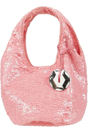 J.W.Anderson Väska, Dam, ONE Size, Paljetter, Paillett Shopper Handväska med Metallhänge