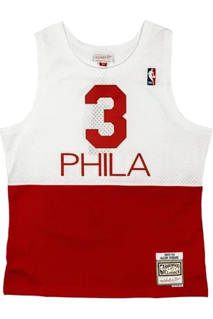 Mitchell & Ness Sport, Herr, L, Allen Iverson NBA Tröja - Vit/Röd