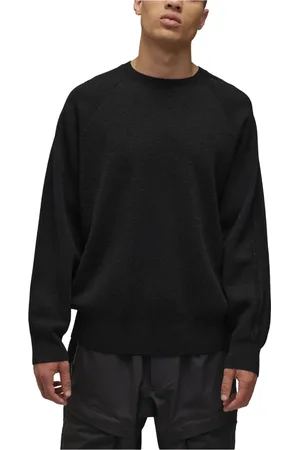 adidas Sweatshirts & Hoodies, Herr, XS, Logo Stickad Crew Sweatshirt Svart Elegant Bekväm