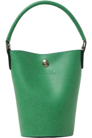 Longchamp Väska, Dam, ONE Size, Läder, Mini Bucket Bag i kornläder