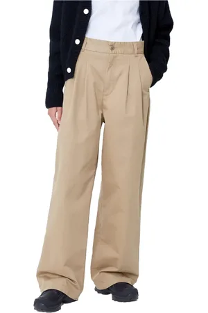 Carhartt Byxor, Dam, W26, Bomull, Leola Pant Stone Washed Leather