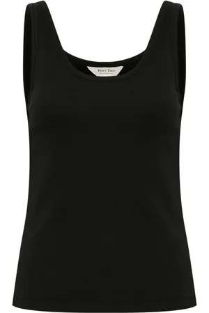 Part Two Topp, Dam, S, Bomull, Svart Bas Topp Roselynpw Blus