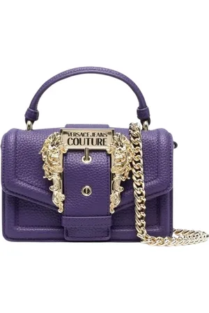 VERSACE Väska, Dam, ONE Size, Läder, Stilren Fuchsia Clutchväska