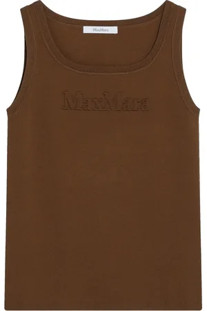 Max Mara Topp, Dam, M, Ren Tanktop i Klassisk Stil