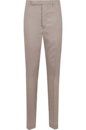 Rick Owens Byxor, Dam, M, Slim Fit Ullbyxor