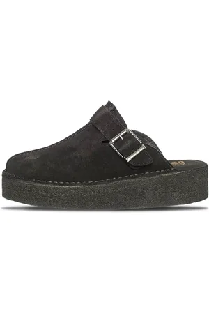 Clarks Skor, Dam, 38 EU, Läder, Stilrena Mules med Kilklack