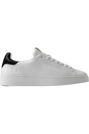 D.A.T.E. Skor, Herr, 43 EU, Bomull, Vit/svart kalv sneaker