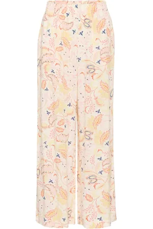 Part Two Byxor, Dam, 2Xl, Paisley Print Wide Leg Byxor