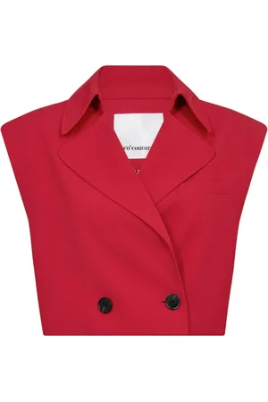 Co`Couture Jacka, Dam, XL, Crop Waistcoat 30243 Present Stil